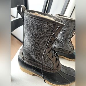 L.L. Bean Herringbone Winter Snow Boots